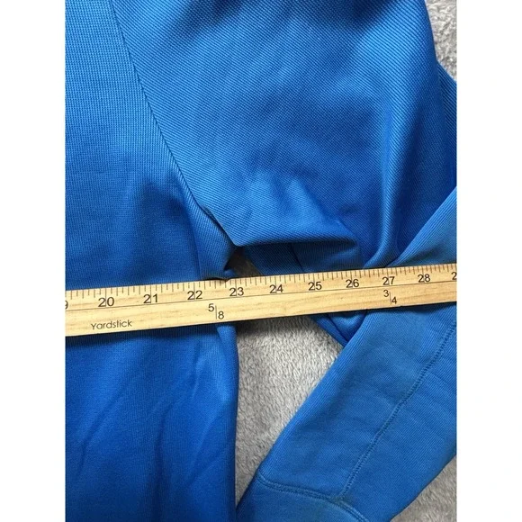 Callaway Sweatshirt Mens Large Blue 1/4 Zip Performance Pullover Golf Sweater - Picture 5 of 6